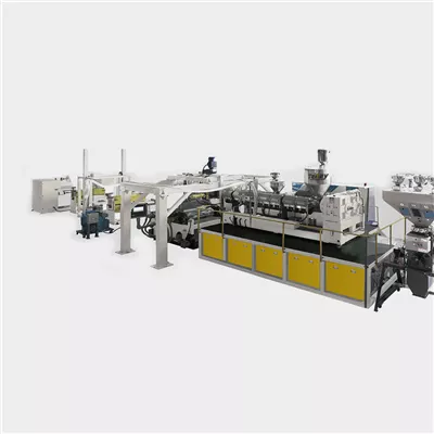 PP/PE/PS/EVA/EVOH multi layer composite barrier sheet production line